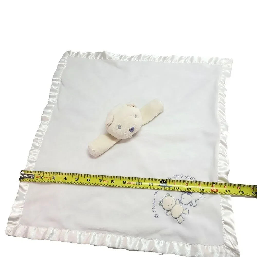Bear Lovey Satin Trim Blanket 17
